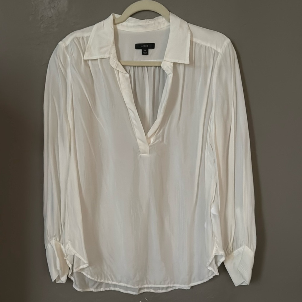 J Crew Bungalo popover top - M